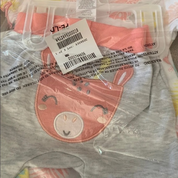 Newborn SET Tropical Giraffe Pink NEW 3-6 months - Picture 3 of 4